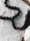 Black Aqeeq Tasbih – 33 Beads, 8mm